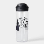 ハロウィーンの魔女ホカスポカスデザイン ウォーターボトル (背面)