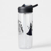 ハロウィーンの魔女ホカスポカスデザイン ウォーターボトル (左面)