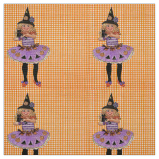 ハロウィーンの魔女布マリア ファブリック