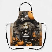 ハロウィーンの魔女 エプロン (正面)