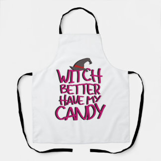 ハロウィーンの魔女 エプロン