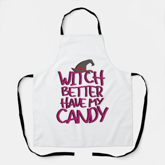 ハロウィーンの魔女 エプロン (正面)