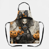 ハロウィーンの魔女 エプロン (正面)