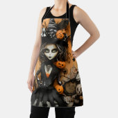 ハロウィーンの魔女 エプロン (インサイチュ)