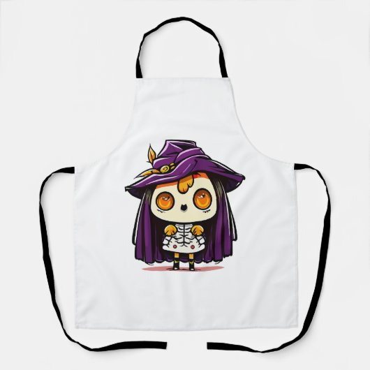 ハロウィーンの魔女 エプロン (正面)
