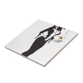 ハロウィーンの魔女 タイル (側面)