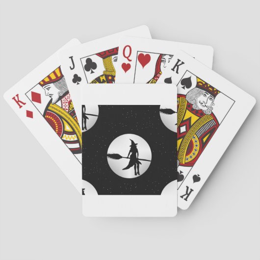 ハロウィーンの魔女 トランプ (裏面)