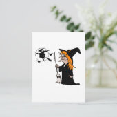 ハロウィーンの魔女 ポストカード (スタンド正面)