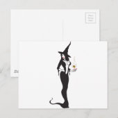 ハロウィーンの魔女 ポストカード (正面/裏面)