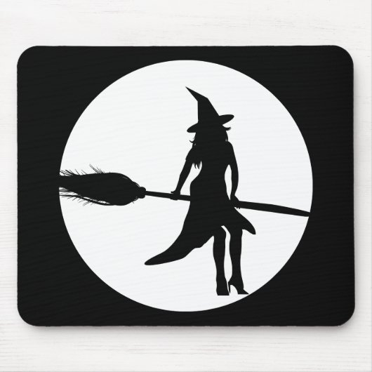 ハロウィーンの魔女 マウスパッド (正面)