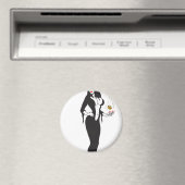 ハロウィーンの魔女 マグネット (インサイチュ (食洗機))