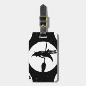 ハロウィーンの魔女 ラゲッジタグ (正面縦)