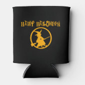 ハロウィーンの魔女 缶クーラー (正面)