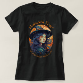 ハロウィーンの魔女Tシャツ Tシャツ