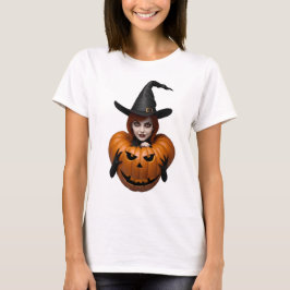 ハロウィーンの魔女Tシャツ Tシャツ
