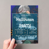 ハロウィーンの魔法に満ちた夜🌙 アクリル招待状 (インサイチュ (ポータブル))
