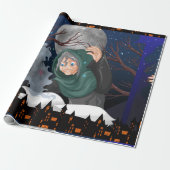 ハロウィーンの魔法に満ちた夜🌙 ラッピングペーパー (アンロールド)