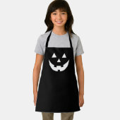 ハロウィーンの黒いハロウィーンのカボチャのちょうちんカボチャの衣装 エプロン (インサイチュ)