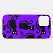 ハロウィーンの黒猫の魔女 Case-Mate iPhoneケース (裏面 (横))