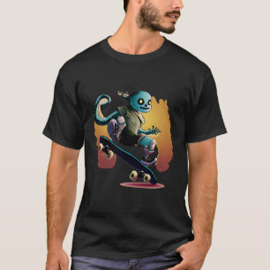 ハロウィーンのPythonの夜のスリザ不気味リング Tシャツ