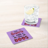 ハロウィーンはこちらボース スクエアペーパーコースター (インサイチュ)