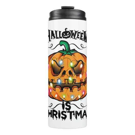ハロウィーンはクリスマス タンブラー (正面)