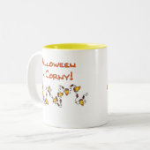 ハロウィーンはコーニー ツートーンマグカップ (正面左)