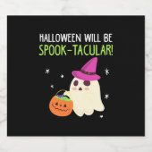 ハロウィーンはタックな雰囲気だ スパークリングワインラベル (シングルラベル)