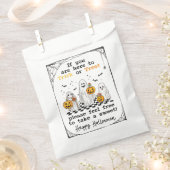 ハロウィーンはトリートスパイダーウェブキャンディロットバッグ フェイバーバッグ (クリップ留めされた状態)