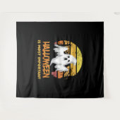 ハロウィーンはハロウィーンの贈り物として最も重要である タペストリー (正面(横))