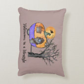 ハロウィーンはライフスタイル |キャンパー |トレーラー アクセントクッション (裏面(縦))