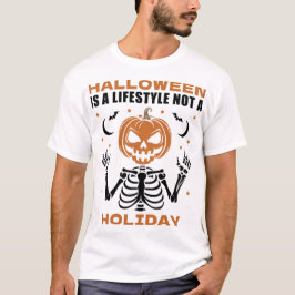 ハロウィーンはライフスタイル ホリデー スプーキー 引用 Tシャツ