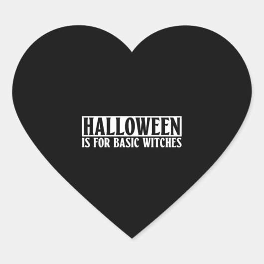 ハロウィーンは基本的な魔女のための – ゴシックハロウィーン ハートシール (正面)