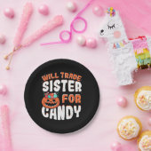 ハロウィーンは姉を飴に代える ペーパープレート (パーティー)