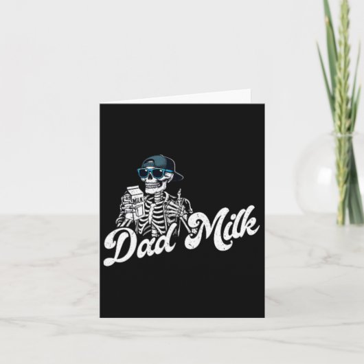 ハロウィーンは常にCkスケルトン来Dを持つパパだ カード (正面)