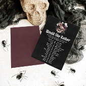 ハロウィーンは彼女はむしろブライダルシャワーゲーム 招待状