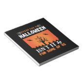 ハロウィーンは毎日ハロウィーンだ ノートパッド (アングル)