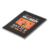 ハロウィーンは毎日ハロウィーンだ ノートパッド (回転)