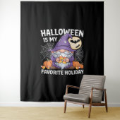 ハロウィーンは私のお気に入りのホリデーカボチャキャンディーコル タペストリー (インサイチュ)