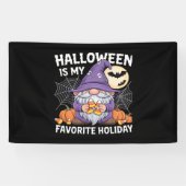 ハロウィーンは私のお気に入りのホリデーカボチャキャンディーコル 横断幕 (横)