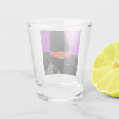 ハロウィーンへの魔女の道 ショットグラス (裏面)