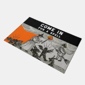 ハロウィーンへようこそ ドアマット (アングル)