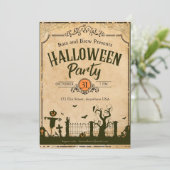 ハロウィーンほんの少し不気味パーティー 招待状 (スタンド正面)