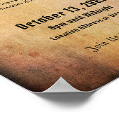 ハロウィーンまたはゴシックムーディエンシェントスタイルイベント ポスター (角)