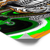 ハロウィーンまたはディアデミュートスガースカルフルードアート ポスター (角)