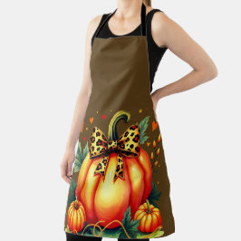 ハロウィーンまたは感謝祭のエプロン エプロン