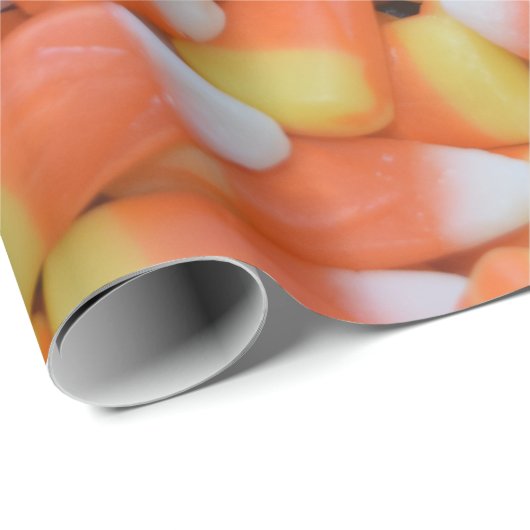 ハロウィーンまたは感謝祭キャンディーコーン秋シーズン ラッピングペーパー (ロールコーナー)