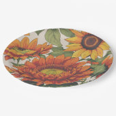 ハロウィーンまたは感謝祭秋ナプキン ペーパープレート (アングル)