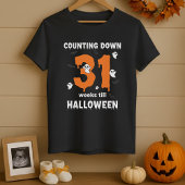 ハロウィーンまでのマタニティカウントダウン Tシャツ