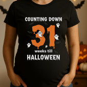 ハロウィーンまでのマタニティカウントダウン Tシャツ